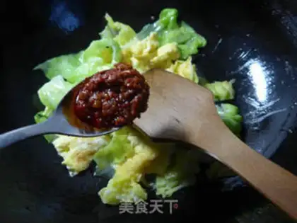 Make Beef sauce, fried cabbage step 9