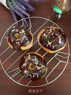 Make Chocolate doughnuts step 6