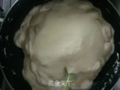 Make Almonds, black sesame oxen step 5