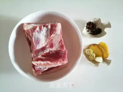 Make Potato button meat step 0
