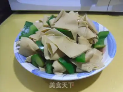 Make Pepper dry tofu step 5
