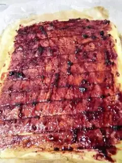 Make Mango blueberry coconut cake step 9