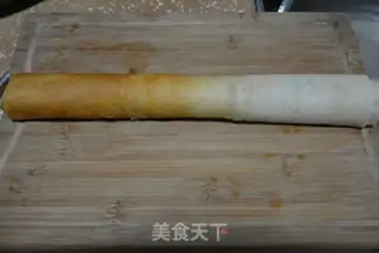 Make Pancake vegetable rolls step 6