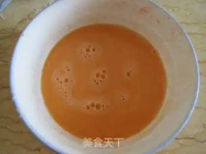 Make Carrot omelet step 4