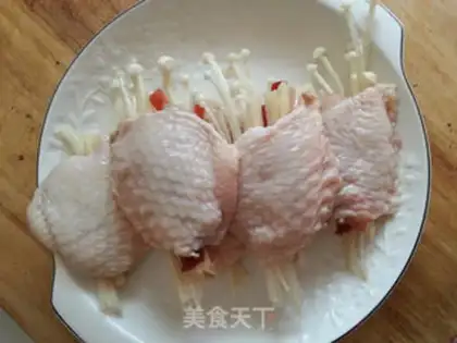 Make Sweet fruit chicken wings step 7