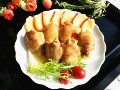 Make Sweet fruit chicken wings step 10