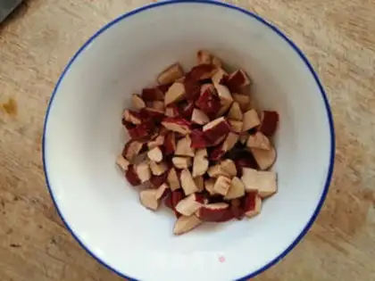 Make Black rice-tree rice cake step 2