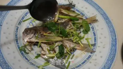Make The microwave version of the flatfish step 7