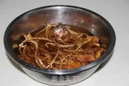 Make Tea mushroom duck step 1