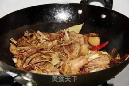 Make Tea mushroom duck step 7