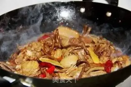 Make Tea mushroom duck step 8