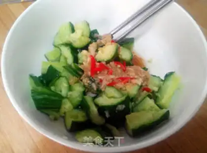 Make Garlic cucumber step 7