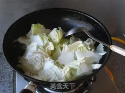 Make Fishball cabbage step 1