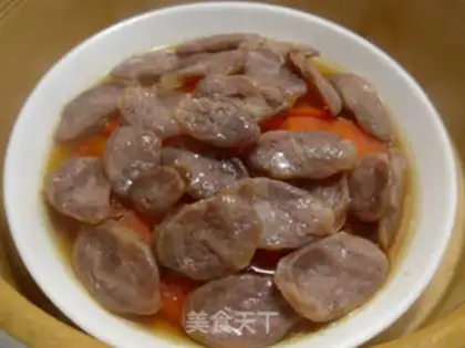 Make Sausage steams carrots step 11