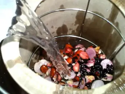 Make Infective and nutritious black rice paste step 6