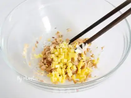 Make A tuna bag step 4