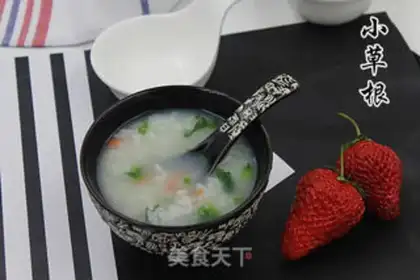 Make Vegetable congee step 7