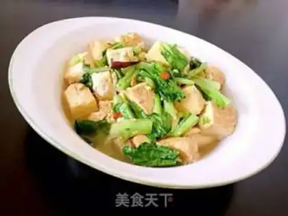Make Homemade cabbage tofu step 16