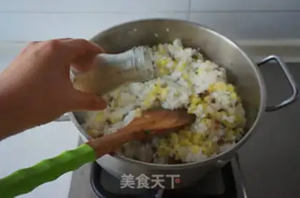 Make Potato beef fried rice step 7