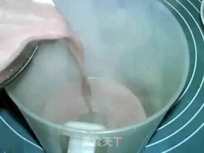 Make Infective and nutritious black rice paste step 13