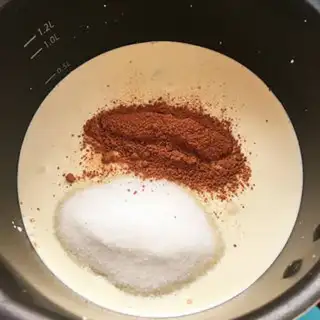 Make Chocolate taffy step 1