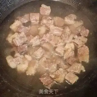 Make Cream beef noodles step 0