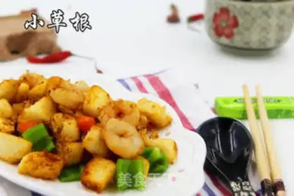 Make Fish-shrimp-dry-dry step 10