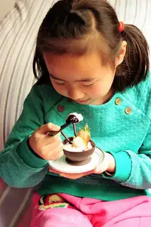 Make Chocolate yogurt bowl step 10