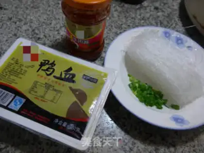 Make Duck blood fan soup step 0
