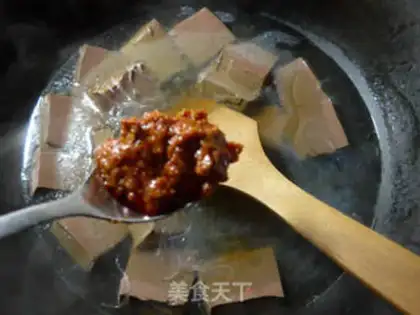 Make Duck blood fan soup step 6