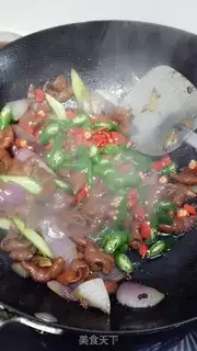 Make Spicy spicy intestines step 9