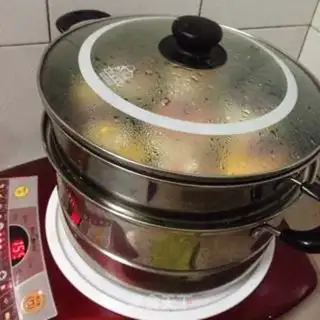 Make A flower mushroom bun step 20