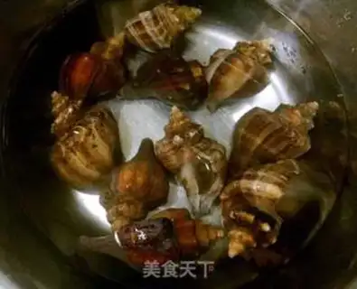 Make White burning conch step 1
