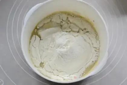 Make Rose sauce waffles step 2