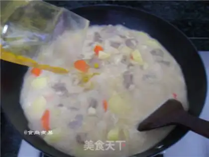Make Curry-cracked potatoes and oxen step 14