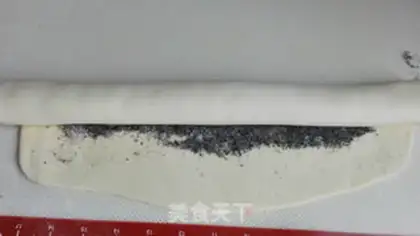 Make Black sesame rolls step 5