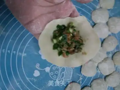 Make Porridge pork dumplings step 17