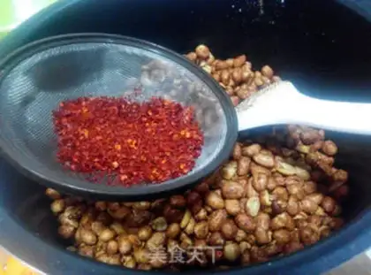 Make Spicy peanuts step 8