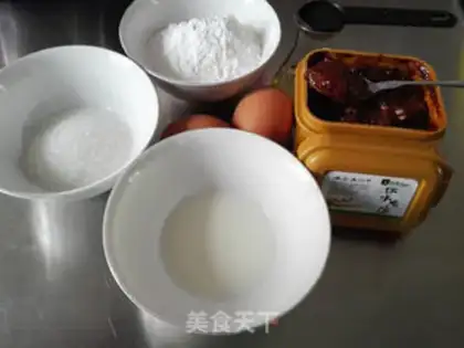 Make Soy sauce sponge cake step 0