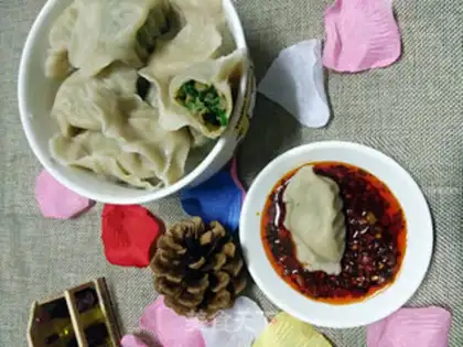 Make Porridge pork dumplings step 23