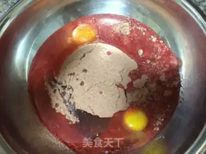 Make Strawberry cake step 1