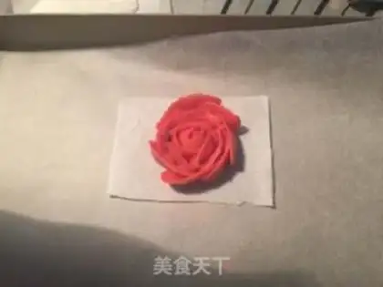 Make Beansa Rose cookies step 8