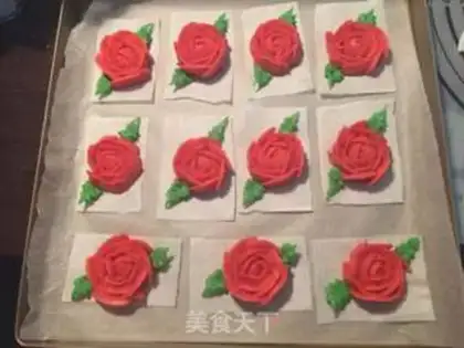 Make Beansa Rose cookies step 9