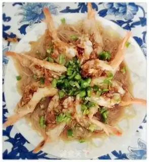 Make Garlic fan steamed shrimp step 11