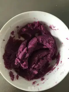 Make Purple potato puff step 3