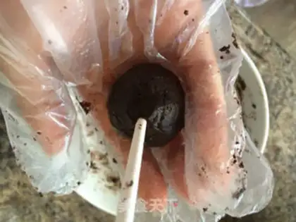 Make Snow lollipop step 4