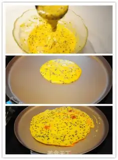 Make A festive table egg roll step 5