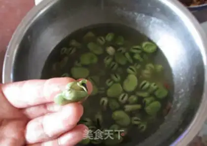 Make Fried green beans step 2