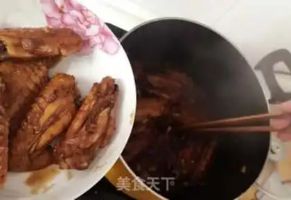 Make Family Coke chicken wings step 3