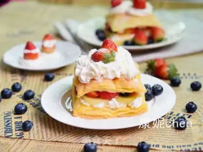 Make The fruit Napoleon step 6